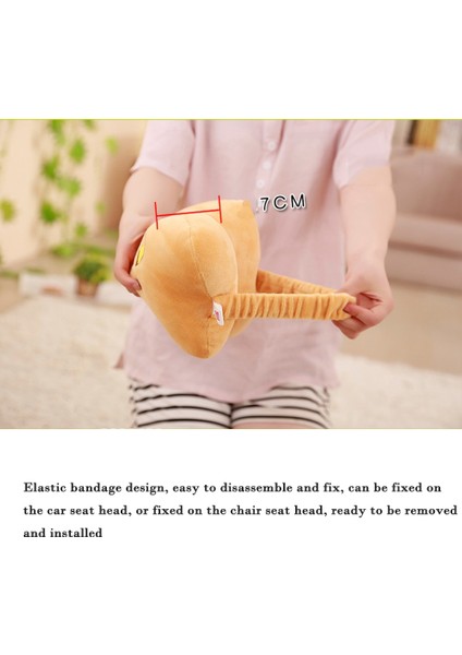 Çilek Tarzı Jınserta Araba Boyun Yastık Karikatür Sevimli Hayvan Seyahat Yastık Araba Koltuğu Minderi Örtüsü Boyun Desteği Kafalık Iç Aksesuarları (Yurt Dışından) fırsatları