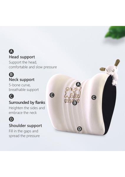 No.5 Tarzı Cilt Dostu Flanel Araba Kafalık ve Bel Yastığı Nefes Alabilir Solmayan Araba Yastıkları Araba Koltuğu Ofis Koltuğu Için Bel Desteği (Yurt Dışından) indirimleri