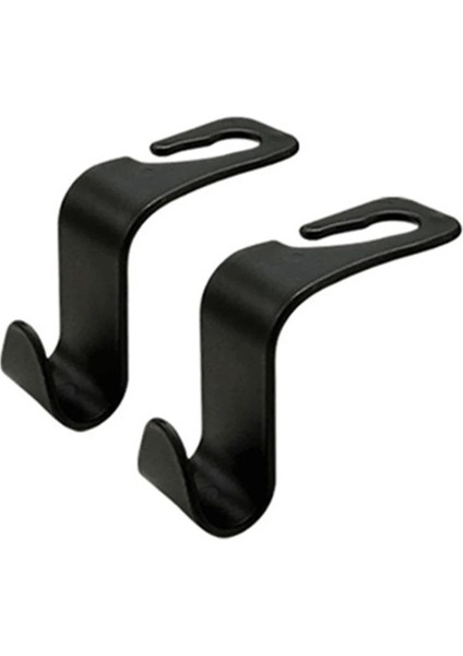 2 Adet Yaratıcı Araba Koltuğu Arka Kancalar Askı Organizatör Evrensel Kafalık Montaj Depolama Kanca Ev Depolama Basit Şekillendirici Araba Ceket Kancası (Yurt Dışından)