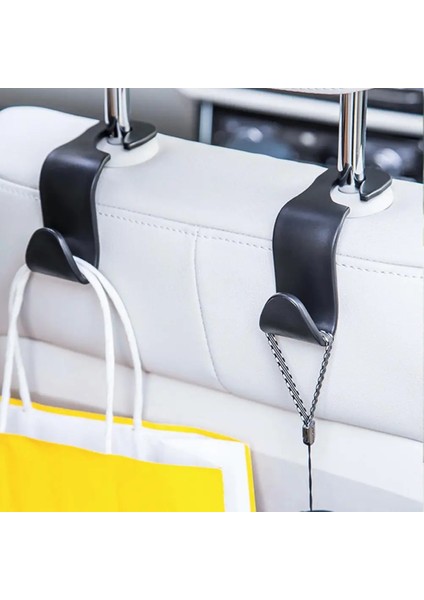 2 Adet Yaratıcı Araba Koltuğu Arka Kancalar Askı Organizatör Evrensel Kafalık Montaj Depolama Kanca Ev Depolama Basit Şekillendirici Araba Ceket Kancası (Yurt Dışından) fiyatları