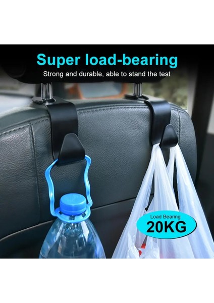 2 Adet Yaratıcı Araba Koltuğu Arka Kancalar Askı Organizatör Evrensel Kafalık Montaj Depolama Kanca Ev Depolama Basit Şekillendirici Araba Ceket Kancası (Yurt Dışından) fırsatları