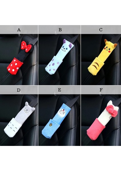 Kırmızı Sevimli Karikatür Araba Emniyet Kemeri Kapağı Kadınlar Için Çocuk Bebek Isofix Omuz Pedi Koruma Peluş Dolgu Araba Aksesuarları (Yurt Dışından) fırsatları