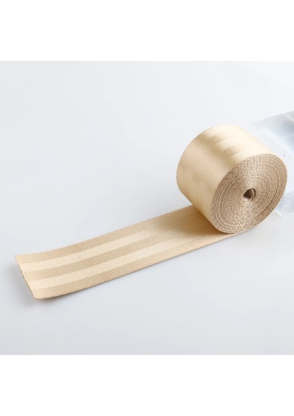 Şampanya 2 Inç Güçlendirmek Emniyet Kemeri Dokuma Kumaş Yarış Arabası Koltuğu Emniyet Kemerleri Demeti Dokuma Kayışları 3.6 Metre Rulo (Yurt Dışından)