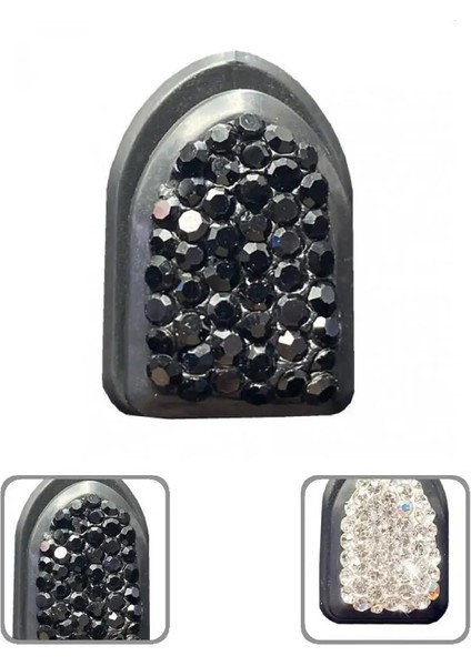 Siyah Kullanışlı Mini Askı Uzun Ömürlü Geniş Uygulama Yapay Elmas Gömülü Kablo Düzenleyici Araba Kancası Araba Kancası Yapışkan Kanca (Yurt Dışından) fiyatları