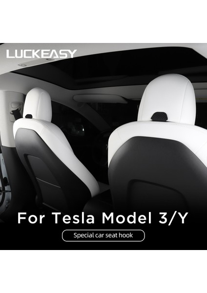 MY-GA98GMR Luckeasy Tesla Model 3 Model Y Araba Koltuğu Kanca Depolama Taşınabilir Iç Oto Aksesuarları Model3 Asılı Kanca (Yurt Dışından) modelleri