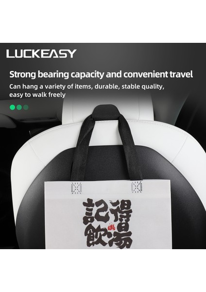 MY-GA98GMR Luckeasy Tesla Model 3 Model Y Araba Koltuğu Kanca Depolama Taşınabilir Iç Oto Aksesuarları Model3 Asılı Kanca (Yurt Dışından) indirimleri