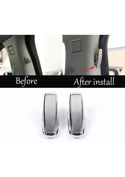 Gümüş Rengi Land Rover Range Rover L405 Discovery 5 Sv Için Araba Ceket Kancası Fit (Yurt Dışından)