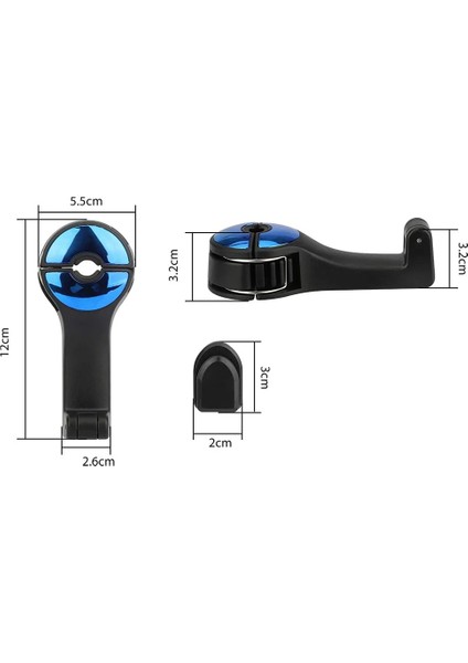 Mavi Ar Kancalar Telefon Tutucu ile Araba Koltuğu Arka Kanca Araç Evrensel Ayarlanabilir Araba Kafalık Telefonları Tutmak Için Kanca Çanta (Yurt Dışından) indirimleri