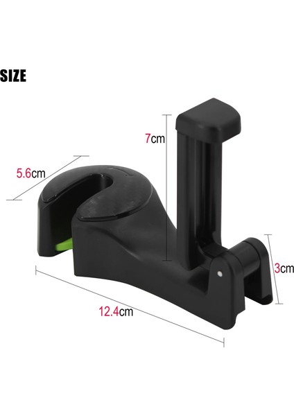 Bej Arka Kanca Telefon Tutucu ile Araba Kafalık Kanca Koltuk Arka Askı Çanta Çanta Çanta Bakkal Bezi Katlanabilir Klipler Organizatör (Yurt Dışından) fırsatları