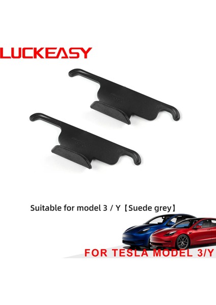 MY-GA98GMB Tesla Model 3 Model Y Için Modifiye Araba Koltuğu Kancası Araba Koltuğu Kafalık Kancası Depolama Taşınabilir Iç Araba Braketi Model3 (Yurt Dışından)