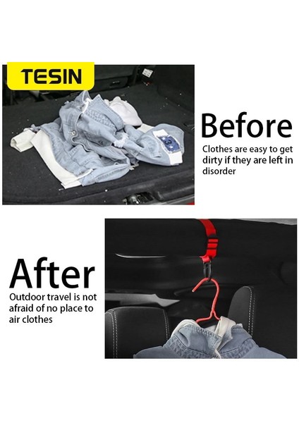 1kırmızı 64,5cm Tesın Araba Manto Askısı Için Wrangler Tj Jk Jl Jt Araba Ceket Kancası Standı Iç Aksesuarlar Için Jeep Wrangler Tj Jk Jl Jt (Yurt Dışından) modelleri