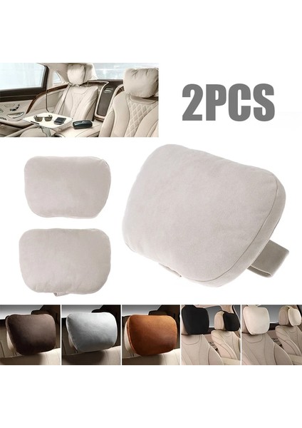 Haki Stili 1 Çift Araba Kafalık Maybach Tasarım S Sınıfı Ultra Yumuşak Yastık Mercedes Benz 29*19 cm Yastık Aksesuarları (Yurt Dışından) fiyatları