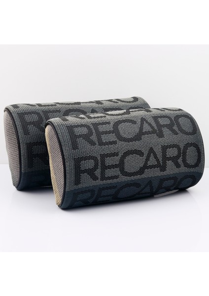 Recaro-Gri Tarz X2 Jdm Stil Gelin Recaro Kumaş Yastık Koltuk Desteği Dekor Kafalık Arkalık Yastık Hellaflush Boyun Desteği (Yurt Dışından)