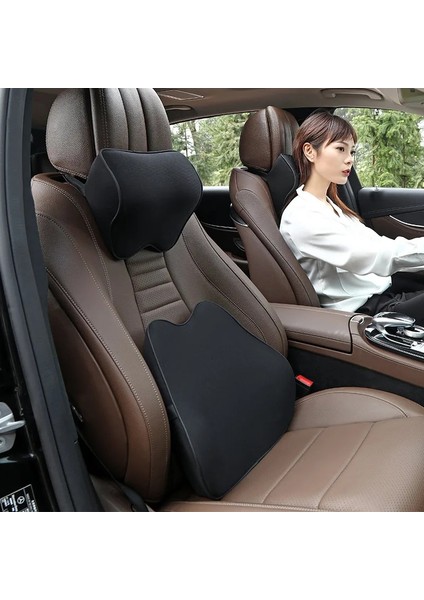 Siyah Kırmızı Yastık Stili Araba Kafalık Kafa Koltuk Minderi Boyun Yastık Dinlenme Hafızalı Köpük Pamuklu Kapak Oto Seyahat Desteği Için Kumaş Yumuşak Sandalye (Yurt Dışından) modelleri