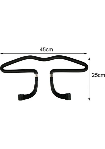 Siyah Araç Giyim Rafı Dayanıklı Çok Işlevli Paslanmaz Çelik Araba Koltuğu Kafalık Arabalar Için Elbise Askısı (Yurt Dışından)