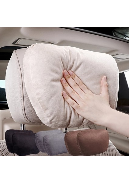 1 Adet Siyah Yastık Stili Li Araba Kafalık Boyun Desteği Koltuk Maybach Tasarım S Sınıfı Yumuşak Evrensel Ayarlanabilir Araba Yastığı Boyun Dinlenme Yastığı (Yurt Dışından) fırsatları