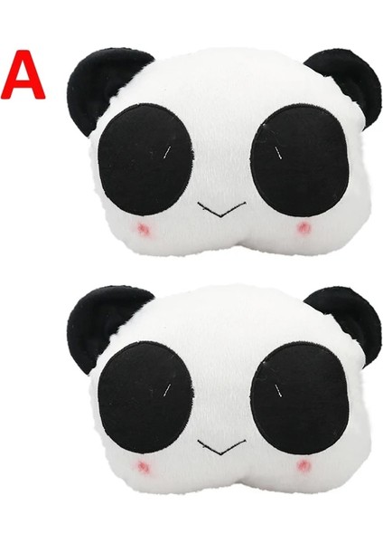 2 Adet Bir Stil Artoon Araba Boyun Yastığı Sevimli Panda Kafalık Boyun Desteği Boyun Yastığı Baş Desteği Kemik Klozet Kapağı Araba Aksesuarları (Yurt Dışından)