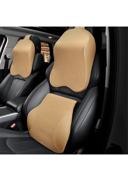 TZ039 Menekşe 1 Adet Stil 1 Adet Bellek Köpük Sevimli Araba Koltuğu Kafalık Yastık Boyun Dinlenme Için Katı Bel Sırt Desteği Yastık Seti Yastıklar Oto Aksesuarları (Yurt Dışından) fırsatları