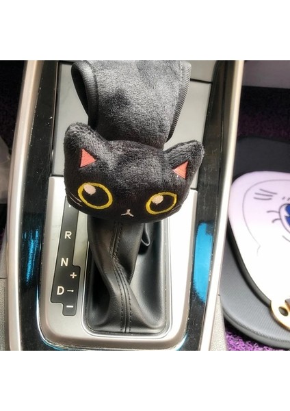 El Freni Kapağı 1 Adet Tarzı Sevimli Kedi Araba Karikatür Kafalık Seyahat Minderi Emniyet Kemeri Omuz Pedleri Kapakları Dikiz Aynası Kapağı Aksesuarları Iç Koltuk Dayanağı (Yurt Dışından) indirimleri