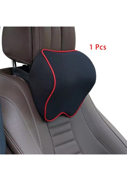 Koltuk Başlığı Siyah Kırmızı Stili Araba Boyun Baş Desteği Yastık Minder Araba Koltuğu Baş Desteği Boyun Koruyucu Otomobiller Koltuk Boyun Restauto Aksesuarları Hafıza Pamuk (Yurt Dışından)