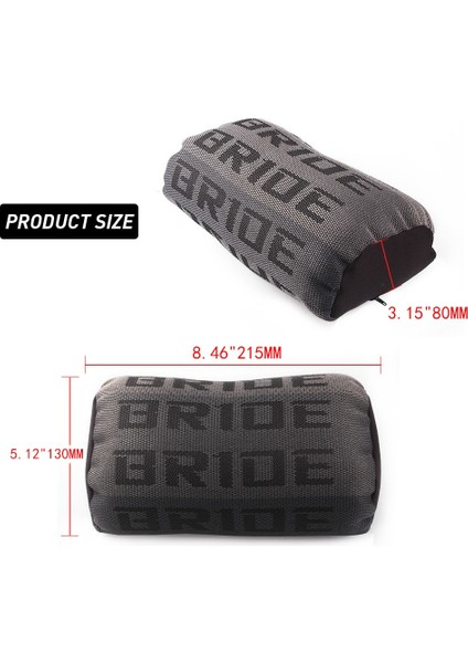 Kırmızı Stil Jdm Tarzı Gelın Yumuşak Araba Yastık Koltuk Desteği Dekor Kafalık Arkalığı Koltuk Minderi Evrensel Araba Boyun Yastıkları BAG043 (Yurt Dışından) fırsatları