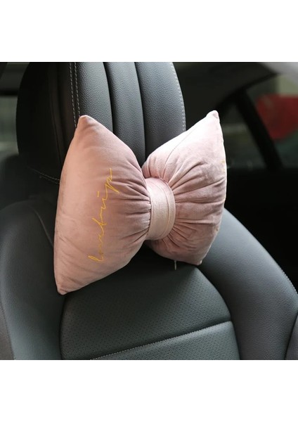 A9 Stili Yaz Yumuşak Kadife Yay Araba Kafalık Boyun Yastık Peluş Kanepe Atmak Yastık Yastık Ofis Bel Yastığı Ayrılabilir Yıkanabilir (Yurt Dışından) fırsatları