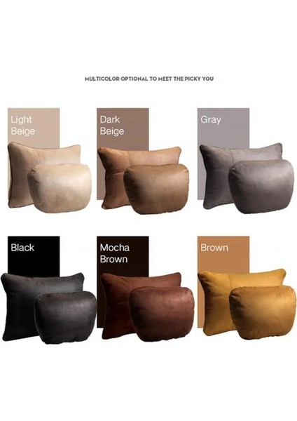 Gri Stil Maybach Tasarım S Sınıfı Süper Yumuşak Araba Kafalık Oto Koltuk Kılıfı Baş Boyun Dinlenme Yastığı Çoğu Model Için Ayarlanabilir Araba Yastığı (Yurt Dışından) fırsatları