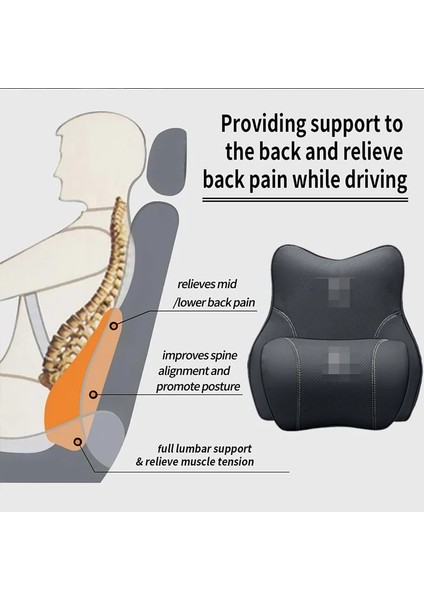 Siyah Bir Stil 2021 Yeni Bellek Köpük Destek Yastığı Tesla Modeli 3 x S Y Koltuk Bel Tam Korumak Yastık Kafalık Bel Destek Pedi (Yurt Dışından) fırsatları