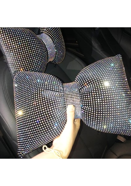 Renkli Boyun Yastığı Modeli Elmas Kristal Ilmek Araba Boyun Yastık Rhinestone Oto Kafalık Koltuk Desteği Bel Yastıklar Kadınlar Için Bling Araba Aksesuarları (Yurt Dışından) indirimleri