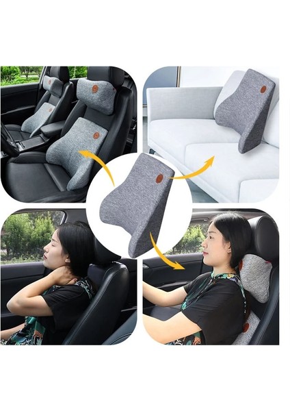No.12 Tarzı Sürücü Oto Bel Desteği Yastık Battaniyeler Kafalık Yastık Iş Ayarlanabilir Araba Koltuğu Arka Yastığı Boyun Yastık Arkalığı (Yurt Dışından) fırsatları