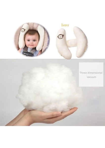 Beyaz Stil Ayarlanabilir Bebek Baş Boyun Desteği Seyahat Araba Koltuğu Güvenlik Yastık Minderi Muz U-Şekil Arabası Kafası Toddlers Bebek Çocuk Için (Yurt Dışından) modelleri