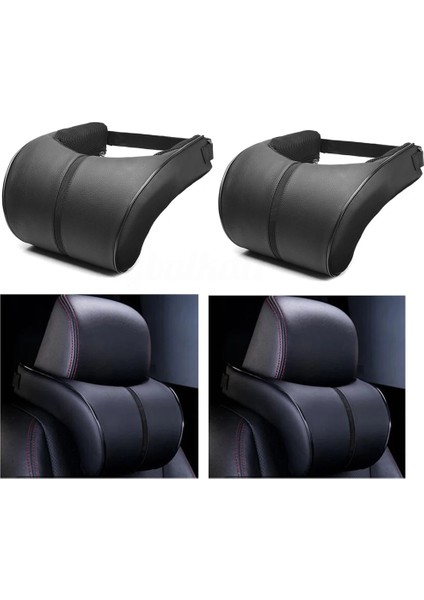 Koyu Kahverengi Tarzı Araba Boyun Yastığı Ayarlanabilir Bellek Pamuklu Araba Kafalık Boyun Dayanağı Koruma Koltuk Minderi Yastık Araba Iç Aksesuarları (Yurt Dışından) fırsatları