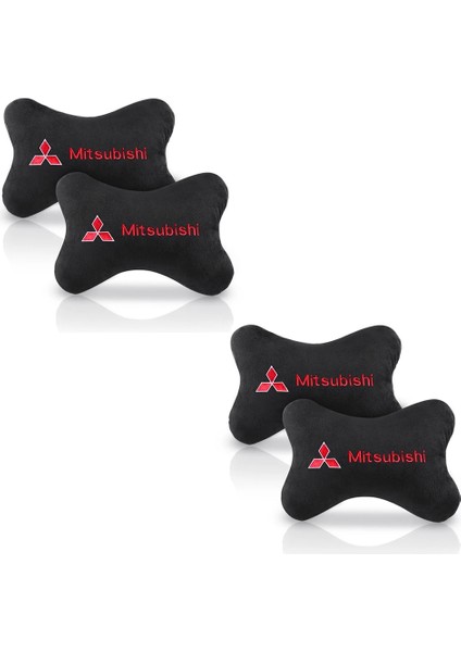 Mitsubishi 4 Adet Tarzı Araba Boyun Istirahat Yastıklar Baş Yastık Desteği Mitsubishi Ralliart Lancer Asx Outlander 3 Pajero Sport Için Otomatik Arkalık Yastık (Yurt Dışından)