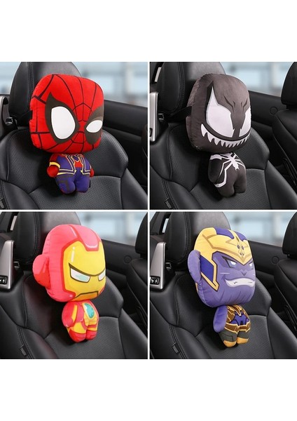 Kafa Yarasa Stili Karikatür Araba Koltuk Başlıkları Yastık Boyun Hafızalı Köpük Sevimli Koltuk Bel Desteği Bel Yastığı Ofis Eşyaları Için Araba Aksesuarları (Yurt Dışından) indirimleri