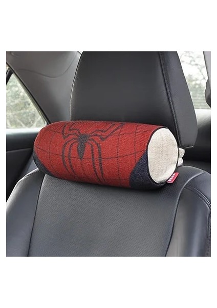 Mavi Stil Karikatür Süper Kahraman Araba Koltuk Kafalıkları Boyun Için Yastık Otomobil Yastıkları Altında Yastık Seti Oto Aksesuarları (Yurt Dışından)