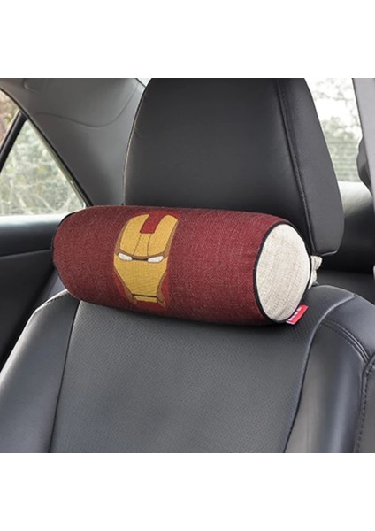 Mavi Stil Karikatür Süper Kahraman Araba Koltuk Kafalıkları Boyun Için Yastık Otomobil Yastıkları Altında Yastık Seti Oto Aksesuarları (Yurt Dışından) indirimleri