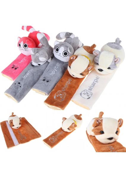 2 Adet 6X26CM Sevimli Karikatür Araba Emniyet Emniyet Kemeri Kapağı Çocuk Emniyet Kemeri Omuz Pedleri Koruma Peluş Dolgu Oto Aksesuarları (Yurt Dışından) fırsatları