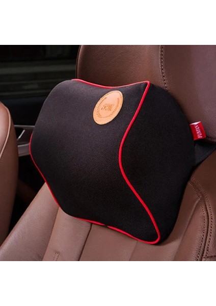 R Stili Araba Boyun Kafalık Yastıkları Mesh Bellek Pamuk Nefes Alabilir Yumuşak Rahat Dinlenme Kafalık Yastık Yastığı Araba Iç Aksesuarları (Yurt Dışından)