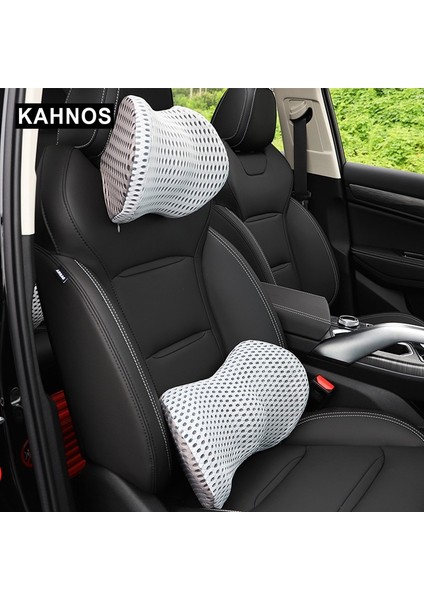 R Stili Araba Boyun Kafalık Yastıkları Mesh Bellek Pamuk Nefes Alabilir Yumuşak Rahat Dinlenme Kafalık Yastık Yastığı Araba Iç Aksesuarları (Yurt Dışından) fiyatları