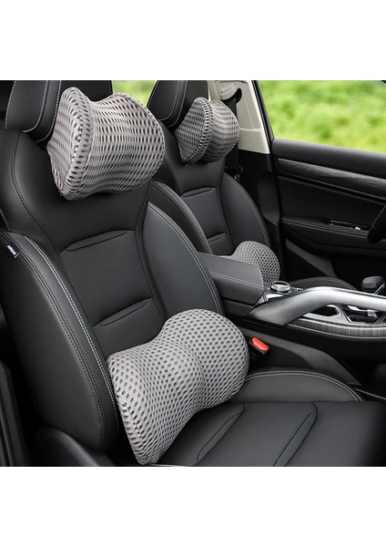 R Stili Araba Boyun Kafalık Yastıkları Mesh Bellek Pamuk Nefes Alabilir Yumuşak Rahat Dinlenme Kafalık Yastık Yastığı Araba Iç Aksesuarları (Yurt Dışından) modelleri