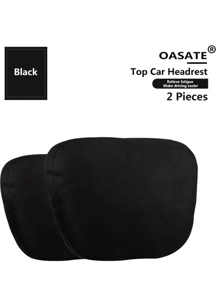 2 Adet Siyah Stil En Li Araba Kafalık Boyun Desteği Koltuk Maybach Tasarım S Sınıfı Yumuşak Evrensel Ayarlanabilir Araba Yastığı Boyun Dinlenme Yastığı (Yurt Dışından)