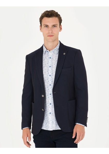 Erkek Lacivert Ekstra Slim Fit Blazer Ceket 50274202-VR033 modelleri