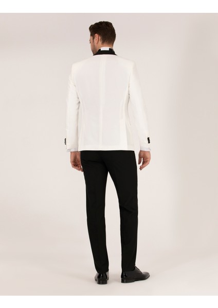 Erkek Ekru Ex. Slim Fit Smokin Damatlık 50267027-VR019 indirimleri