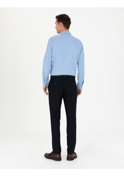 Erkek Lacivert Ekstra Slim Fit Kumaş Pantolon 50278452-VR033 fırsatları