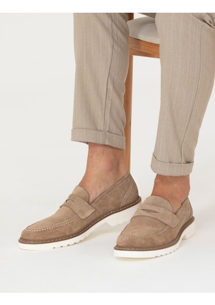 Erkek Vizon Loafer Ayakkabı 50267875-VR052