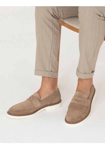 Erkek Vizon Loafer Ayakkabı 50267875-VR052