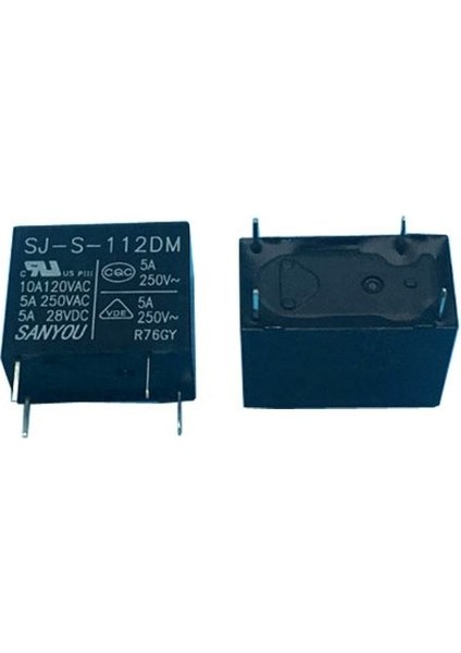SJ-S-112DM 4 Bacak 5A 25OVAC Röle