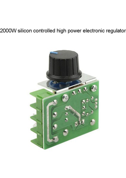 Adet 25A Ac 220V 2000W Scr Yüksek Güç Elektronik Voltaj Regülatörü Modülü Ayarlanabilir Motor Hız Kontrol Cihazı Düzenleme (Yurt Dışından)