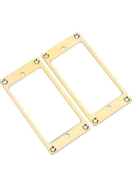 2 Adet Metal Düz Humbucker Kapağı Gitar Pikap Çerçevesi Montaj Halkası (Yurt Dışından) fiyatları