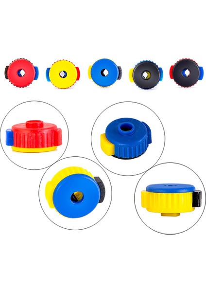 Adet Davul Hızlı Set Zil Mate Hızlı Çıkarılan Davul Aksesuarları Mix Renk Basmalı Tasarım Kullanımı Uygun (Yurt Dışından)